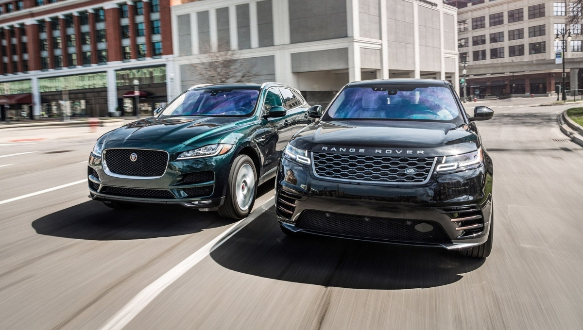 Jaguar F-Pace and Range Rover Velar