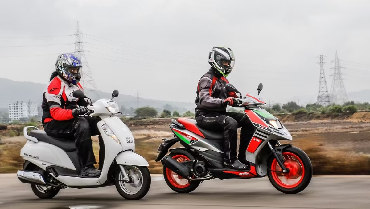 Aprilia SR 125 or Suzuki Access 125