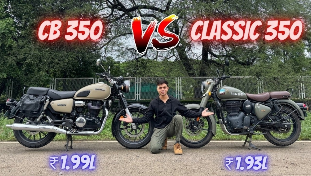 Honda CB350 vs Royal Enfield Classic 350