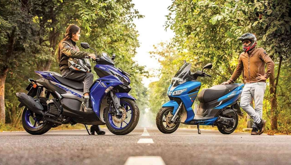 Yamaha Aerox 155 vs Aprilia SXR 160