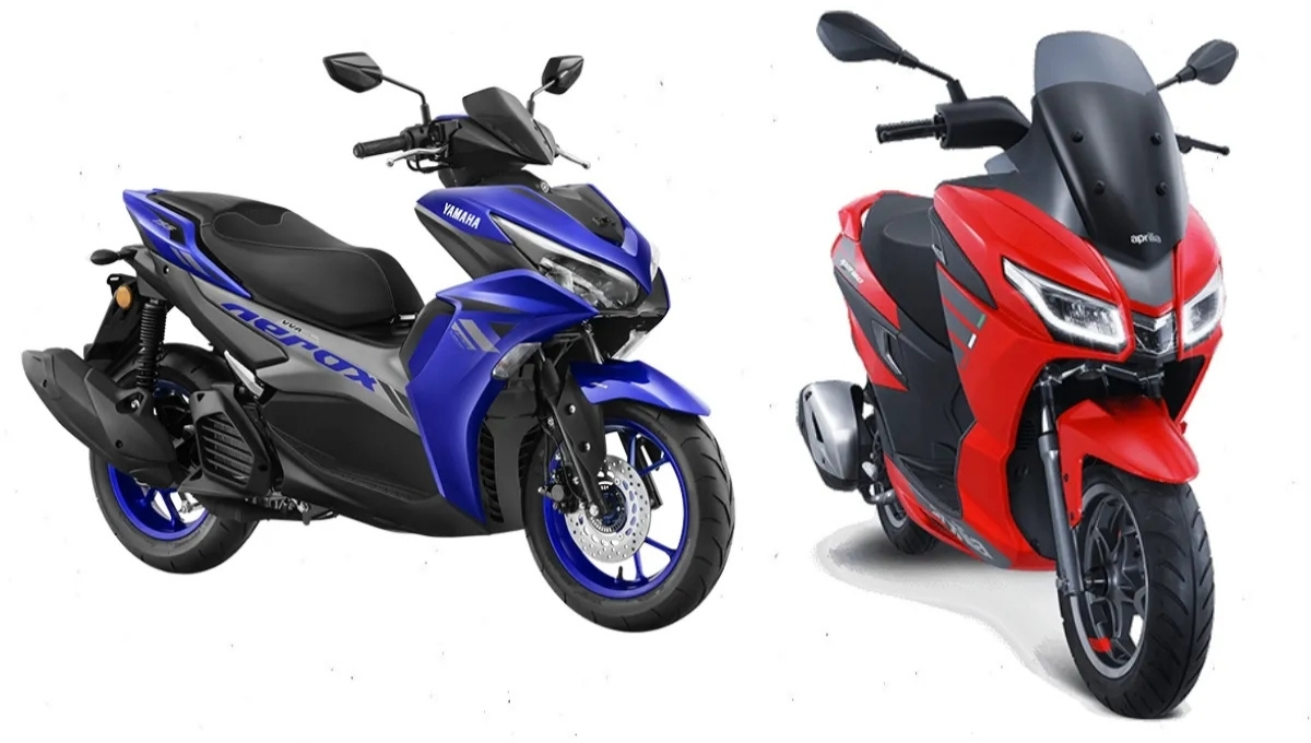 Yamaha Aerox 155 vs Aprilia SXR 160