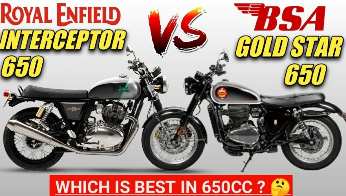 BSA Gold Star 650 vs Royal Enfield Interceptor 650