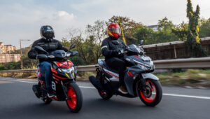 Yamaha Aerox 155 vs Aprilia SXR 160